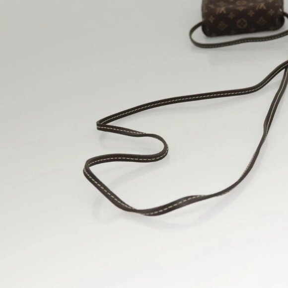 Share LOUIS VUITTON Monogram Mini Pochette Cancun Pouch Brown - Picture 7 of 16